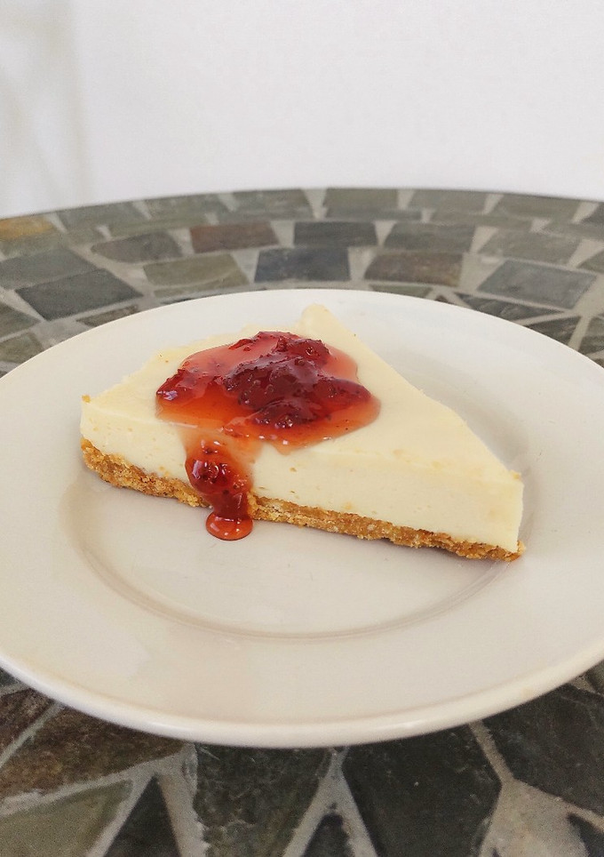 Una foto de Cheesecake casero (fácil y sin horno)