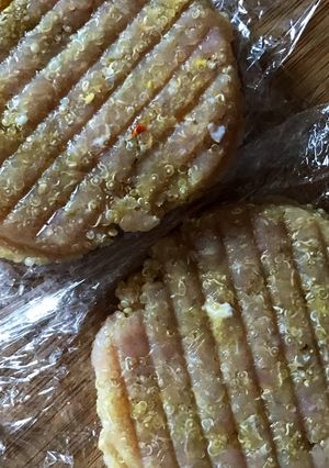 Foto principal de Hamburguesas de pavo y quinoa (hamburguesas BLW)
