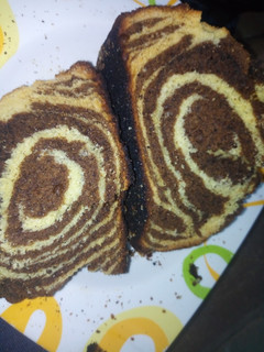 A picture of Zebra cake.