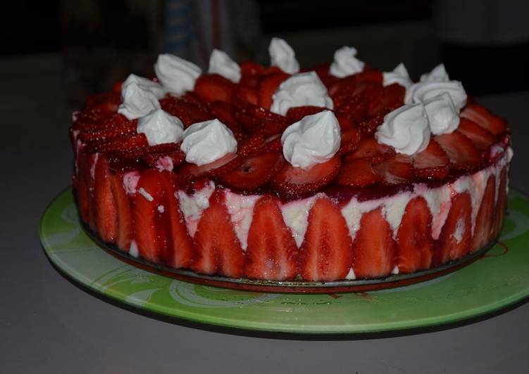 La Meilleur Recette De Entremet à la fraise