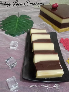 Foto resep Puding lapis surabaya