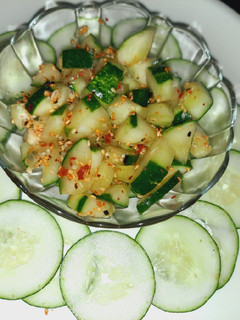 A picture of Cucumber Salad.