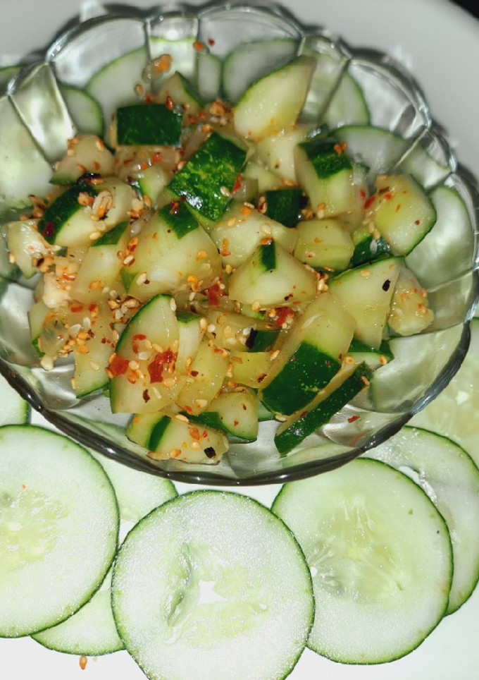 A picture of Cucumber Salad.