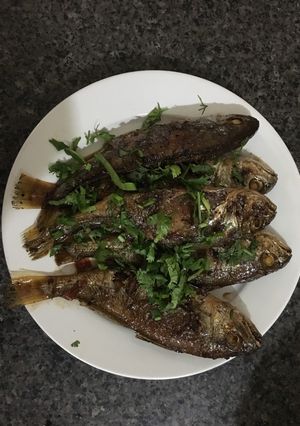 Hình của món Cá let kho mật mía.