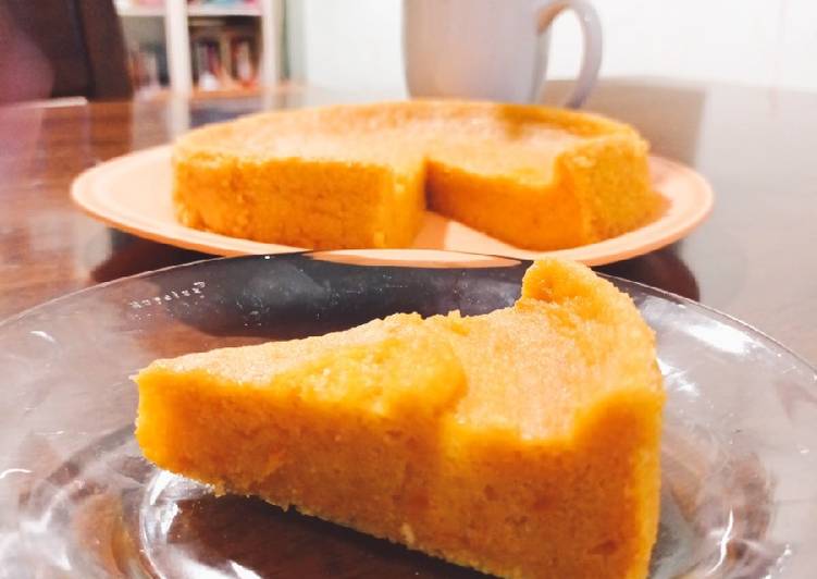 Resep Cake labu kukus 🎃 lembut Jadi, Enak Banget