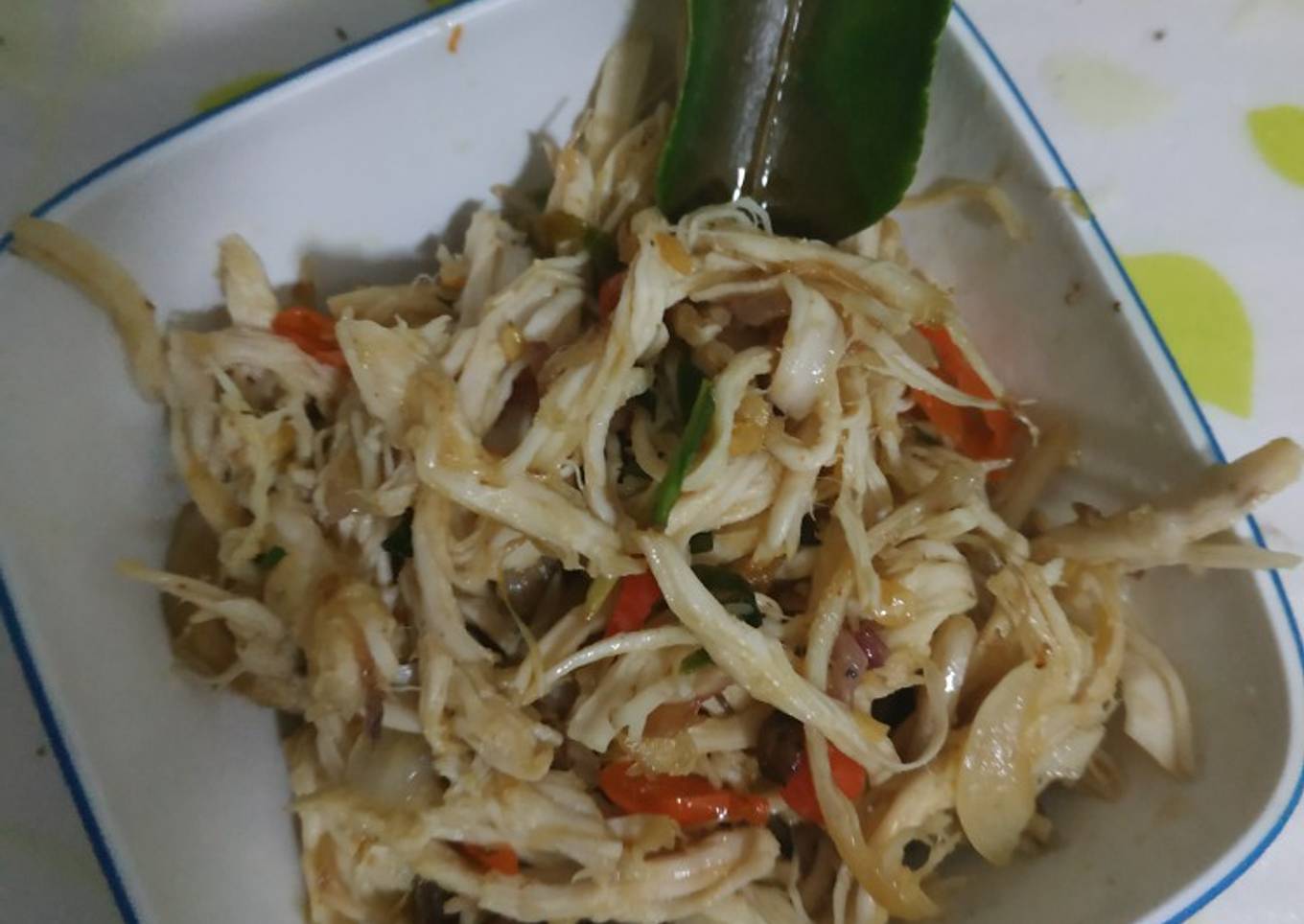 Irisan Ayam dengan Mattah Sambal