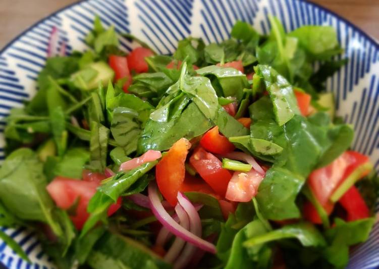 Summer Garden Salad with Balsamic Citrus Dressing