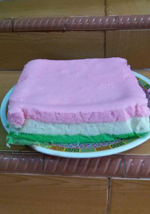 Foto resep Bolu kukus pelangi anti gagal ala mpo noni