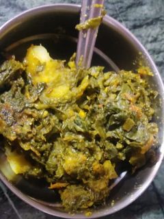 मेथी की भूजी (methi ki bhuji recipe in Hindi) रेसिपी मुख्य फोटो