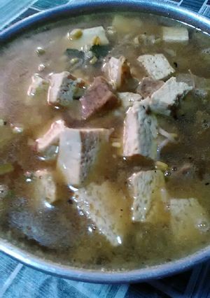 Foto resep Sayur balap isi bistik ikan, tahu dan kecambah