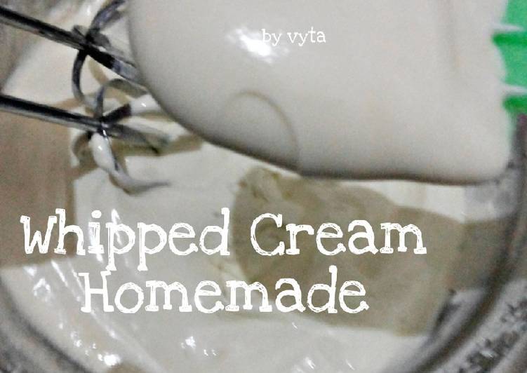 Resep Whipped Cream Homemade yang Lezat Sekali