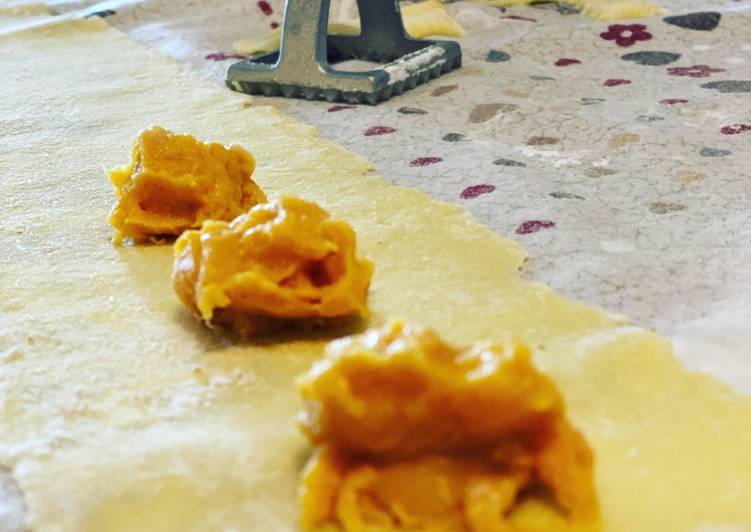 Easiest Way to Prepare Award-winning Ravioli di Zucca senza glutine