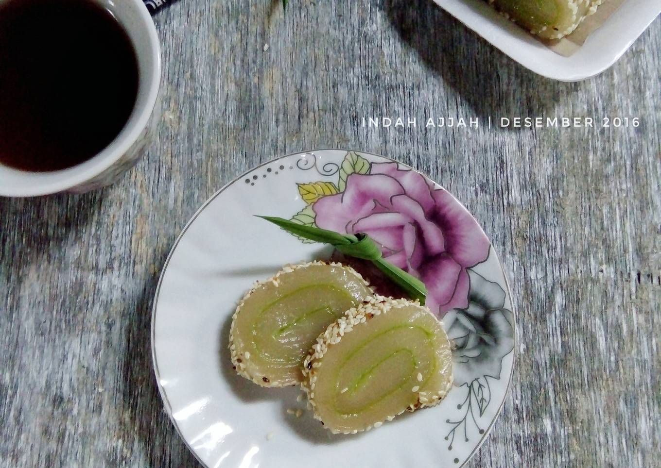 Resep Vanila Mochi Roll (Mochi Gulung Vanila)