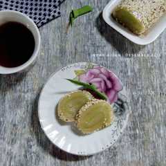 Vanila Mochi Roll (Mochi Gulung Vanila) রেসিপির প্রধান ছবি