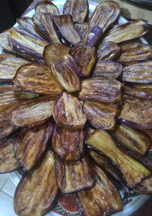 صورة لوصفة باذنجان مقلي