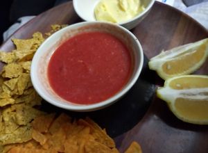 Una foto de Salsa para nachos o tacos