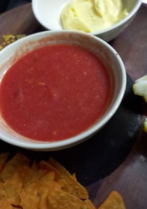 Una foto de Salsa para nachos o tacos