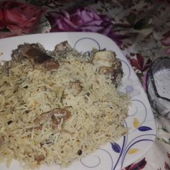A picture of Mutton yakhni pulao.