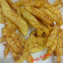 A picture of Besan french fries.