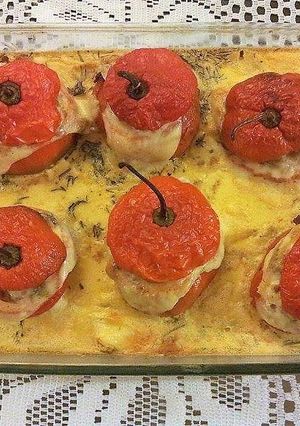 Una foto de Rocotos rellenos
