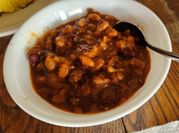 A picture of liquid smoke beans