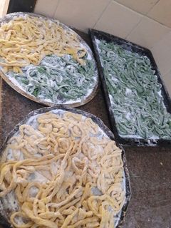 Una foto de Fideos caseros súper fácil y rápidos! De acelga