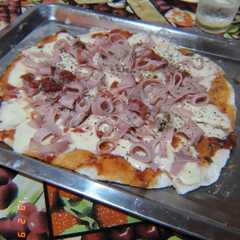Una foto de Pizza a la parrilla