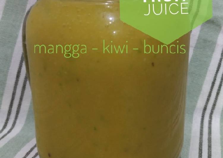 Langkah Mudah untuk Membuat Jus MKB : Mangga Kiwi Buncis, Sempurna