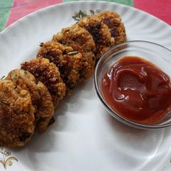 A picture of Oats aloo tikki.