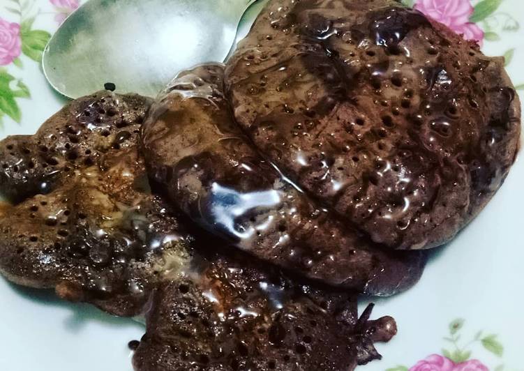Pancake coklat darurat