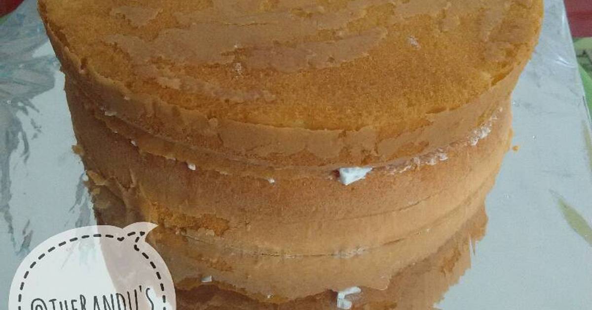 Resep Sponge Cake mas Novan dekorasi cake oleh Wira Kekei Randu Cookpad