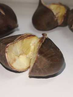 Una foto de Castañas en microondas