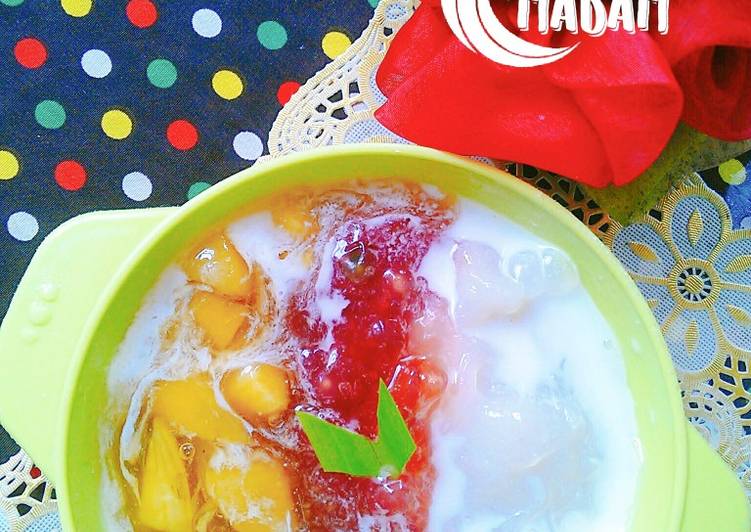 Resep BUBUR TELON (Bubur 3 Macam) Anti Gagal