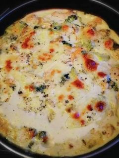 Una foto de Pastel de brócoli