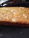 Budín con harina de arroz y frutos secos