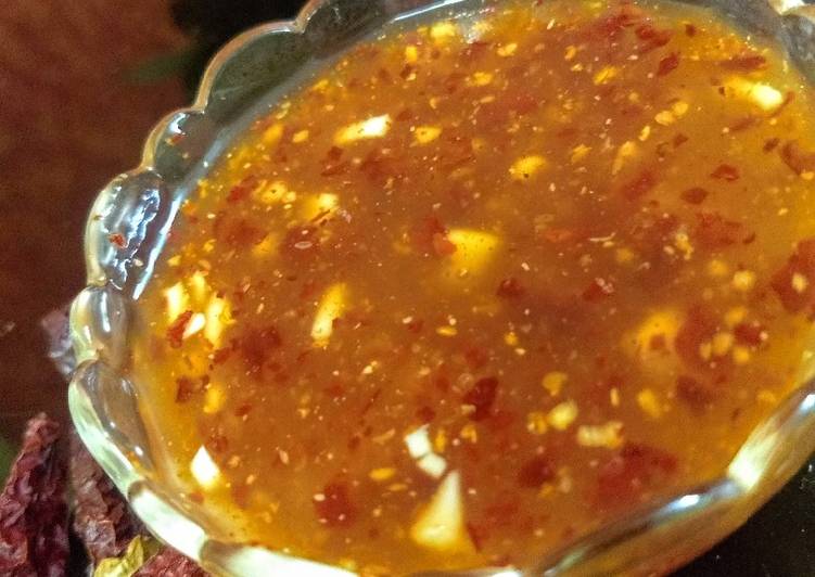 Recipe of Any-night-of-the-week Sweet chilly sauce