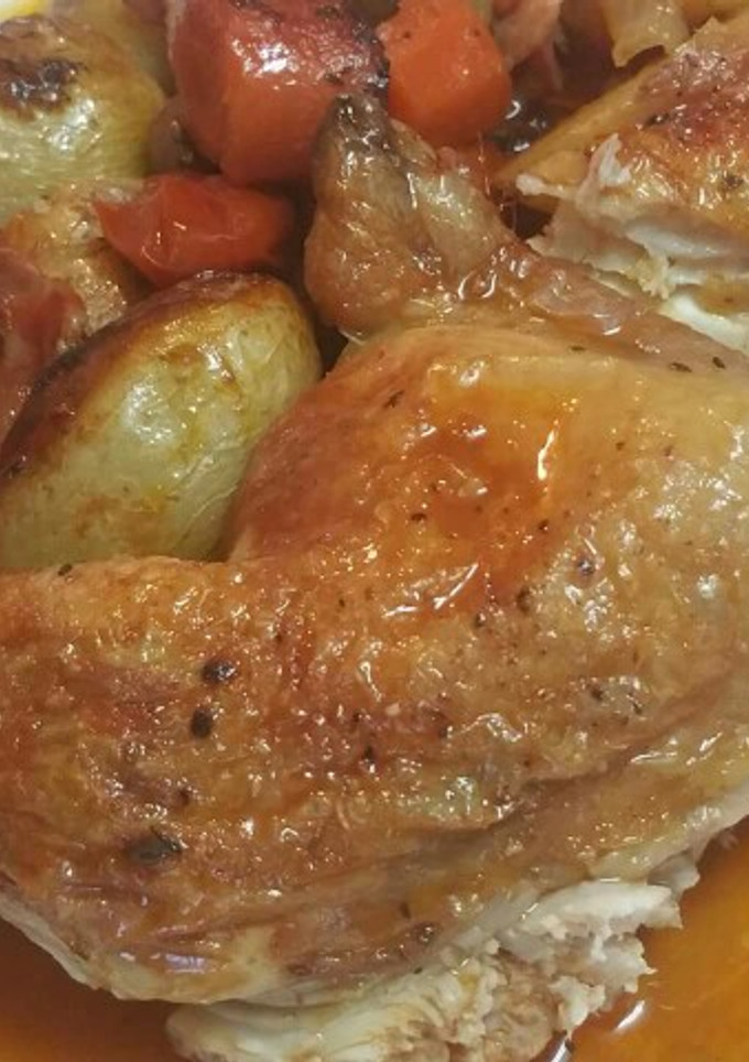 Una foto de Pollo al tomillo