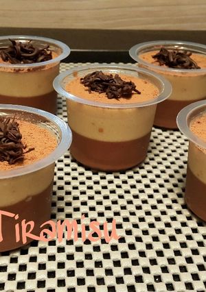 Foto resep Puding Tiramisu