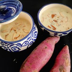 A picture of Sweet potato kheer.