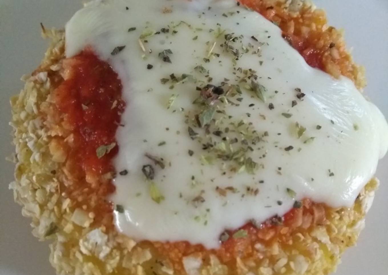 Milanesas de papa rebozadas en Avena
