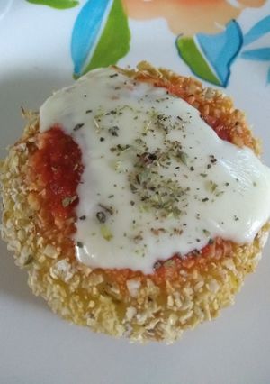 Una foto de Milanesas de papa rebozadas en Avena