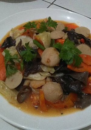 Foto resep Capcay Jamur Kuping (simple)