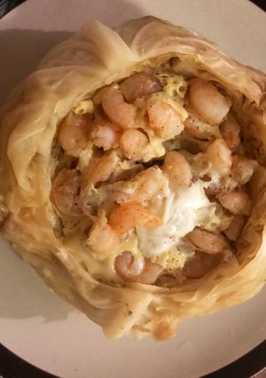 รูปของ ไข่ตุ๋นกุ้งสับในกะหล่ำปลี (Steamed Eggs with Shrimp Stuffed with Cabbage)