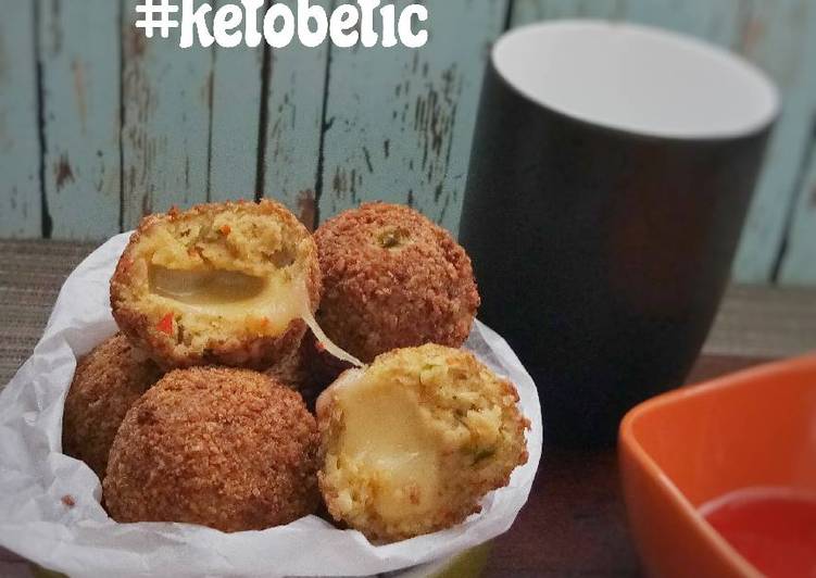 Resep Cheesy Tater tots with bread crumbs #ketopad_cp_ekitchen Anti Gagal