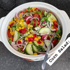 Corn salad: A picture of Corn salad:.