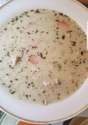 Tárkonyos pulykaragu leves recept fotója