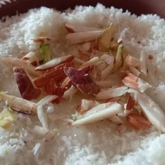 A picture of Spaghetti 🍝 ki kheer.