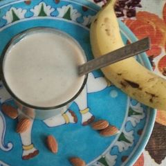 A picture of Almond And Banana Smoothie.