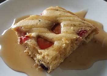 Ultimate Cooking Recipe Baked Fruit Pancakes Most Delicious