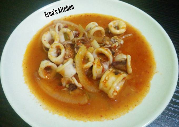 Resep Cumi Saus Padang Oleh Ernas Kitchen Cookpad